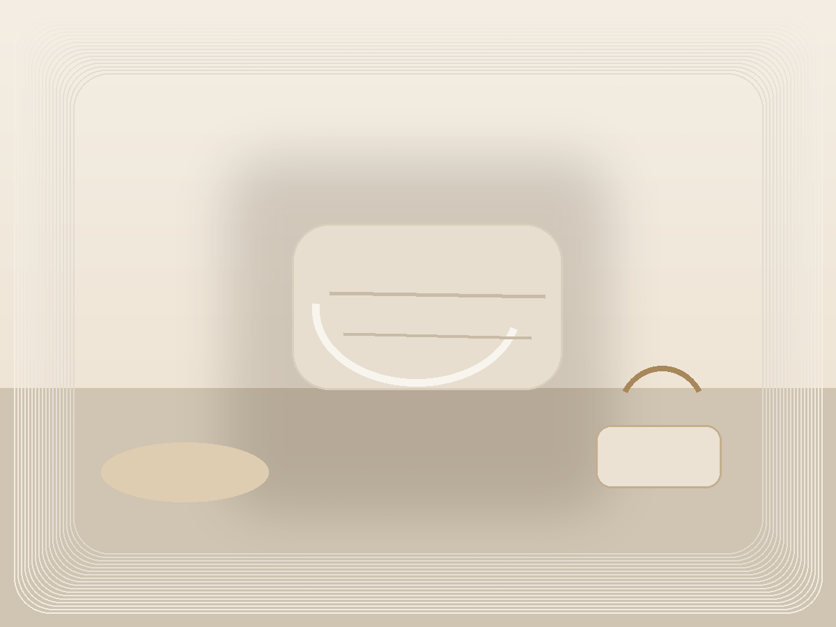 Linen Tissue Box Cover styled as a calm Pretty Practical product find