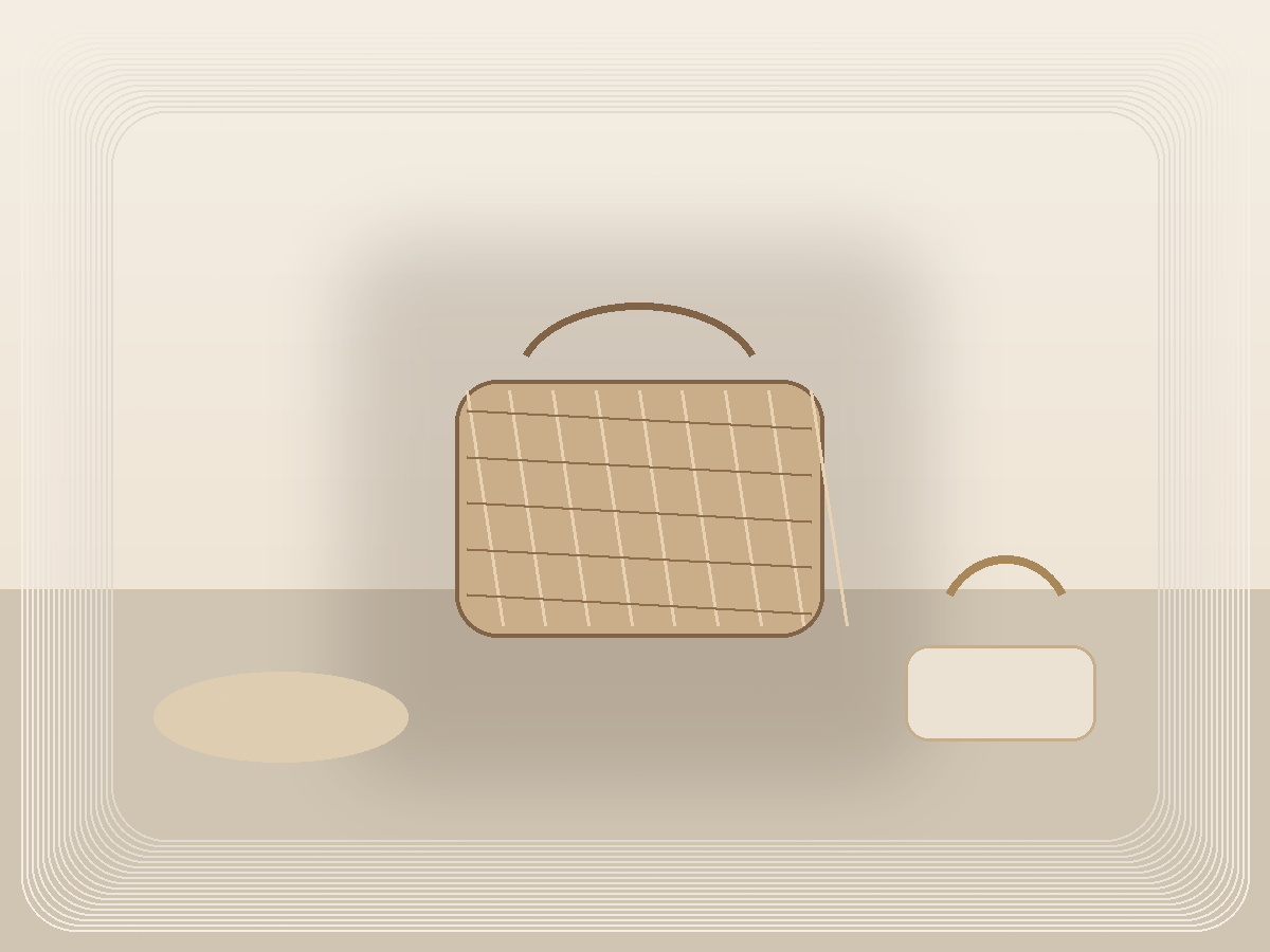 Mesh Beach Bag styled as a calm Pretty Practical product find