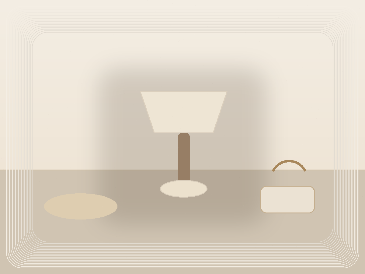 Small Ceramic Table Lamp styled as a calm Pretty Practical product find