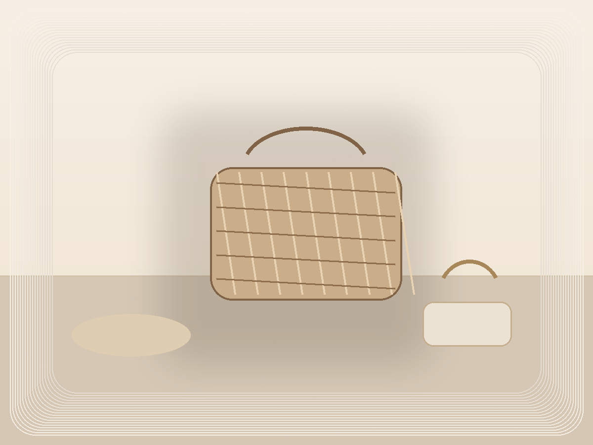 Fabric Drawer Organizer Bins styled as a calm Pretty Practical product find