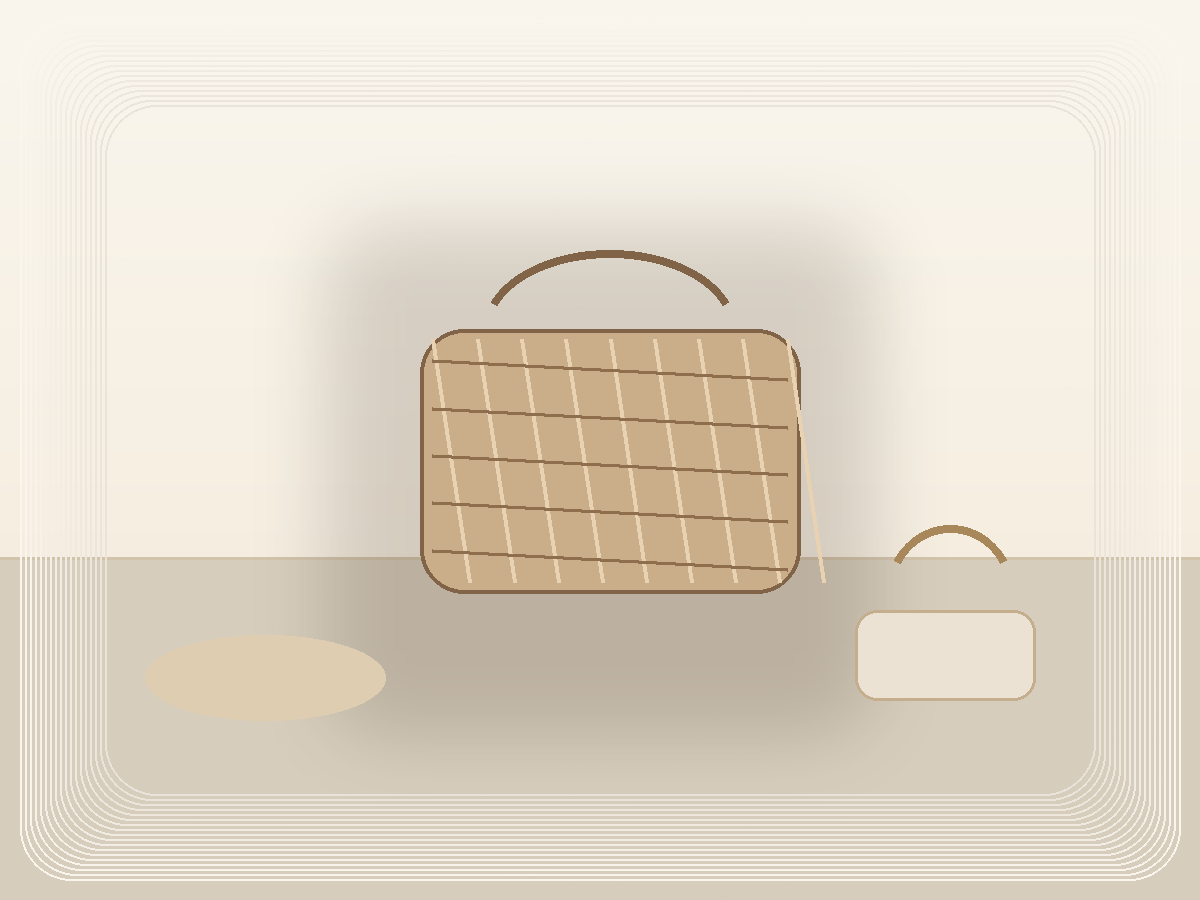 Labeled Storage Bins styled as a calm Pretty Practical product find
