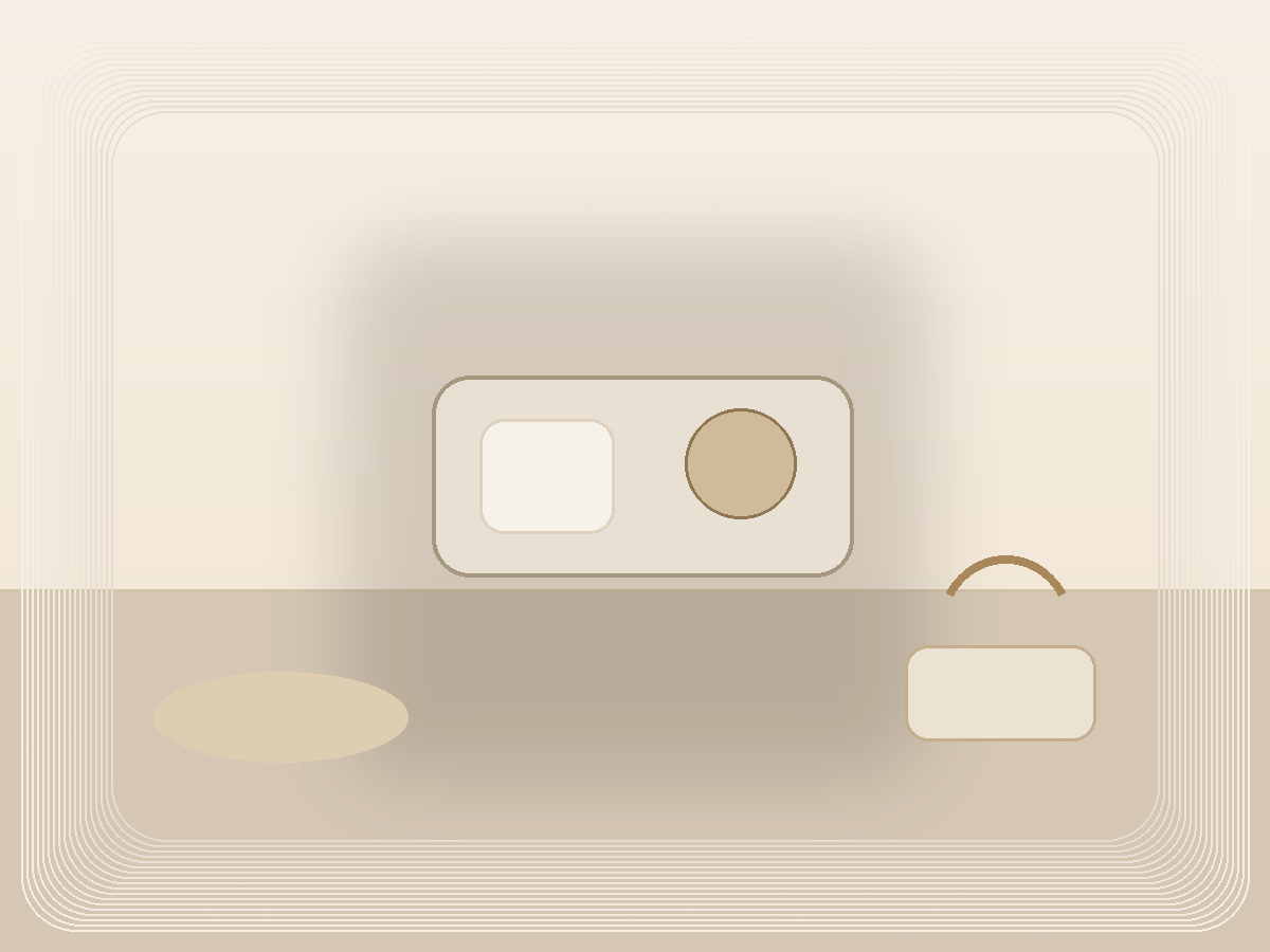 Stoneware Sink Caddy styled as a calm Pretty Practical product find
