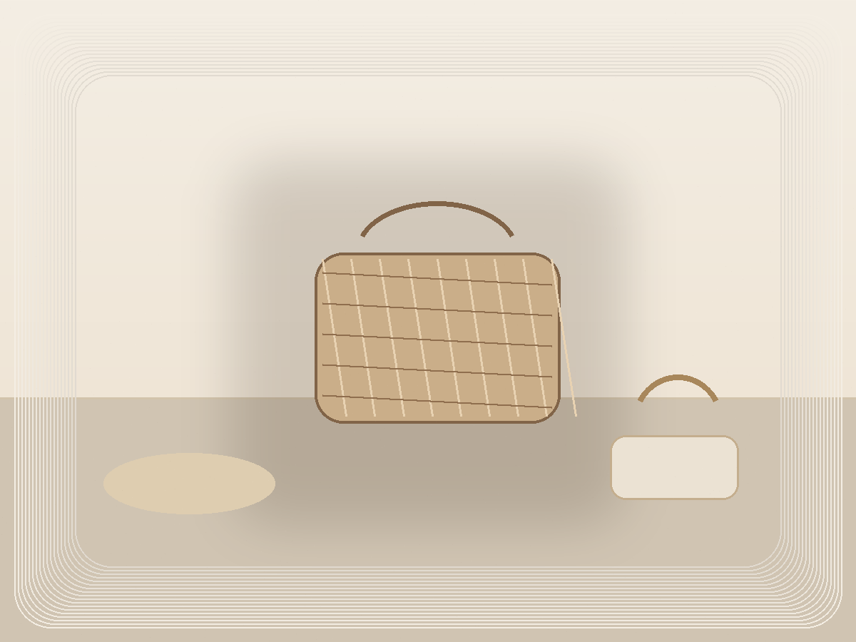 Woven Charging Basket styled as a calm Pretty Practical product find