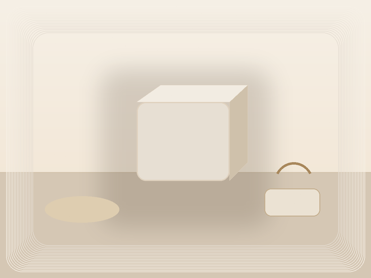 Upholstered Storage Ottoman styled as a calm Pretty Practical product find
