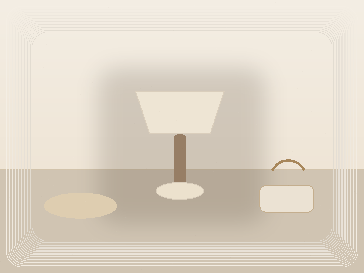 Warm Rechargeable Table Lamp styled as a calm Pretty Practical product find