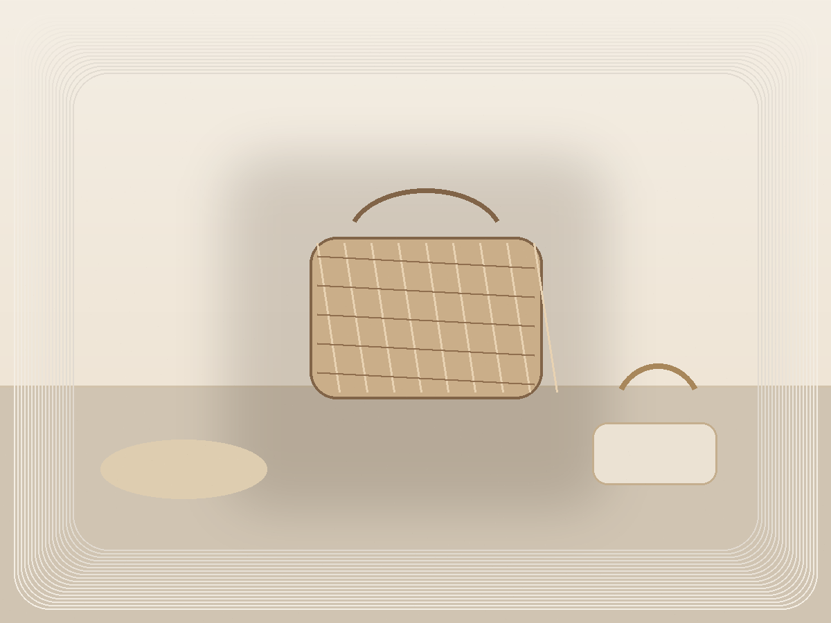 Neutral toy bin labels or clip-on label holders styled as a calm Pretty Practical product find