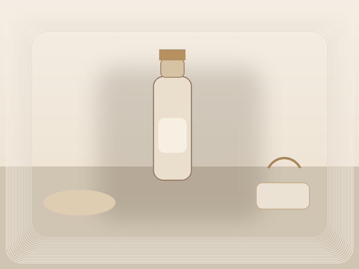 Gentle Face Cleanser styled as a calm Pretty Practical product find