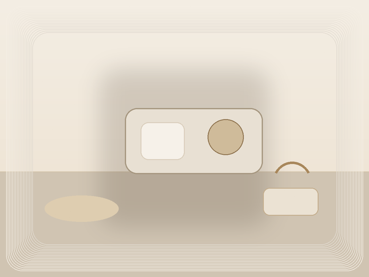 Adhesive Shower Caddy styled as a calm Pretty Practical product find